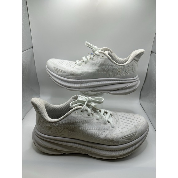 Hoka One One Shoes - Hoka Clifton 9 White Women's 9